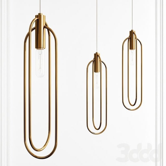 Brass tube hanger