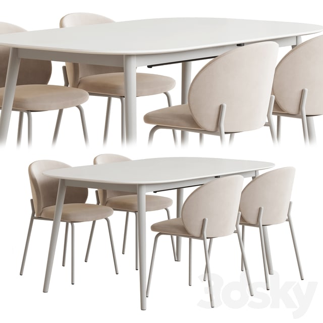 Kingston table Princeton chair Boconcept 2