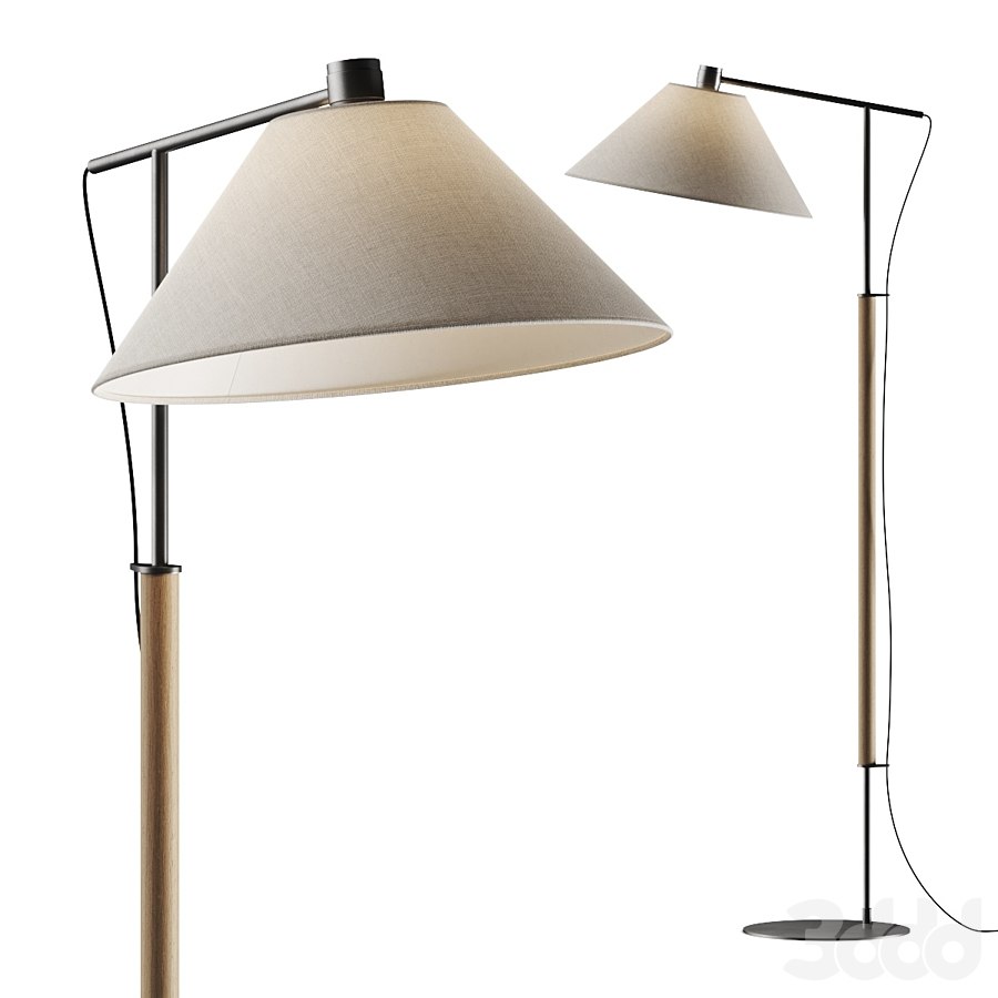 Crate and Barrel Luka Petite Directional Floor Lamp