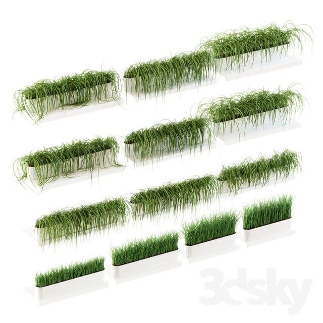 Grass for shelves. 13 models v2