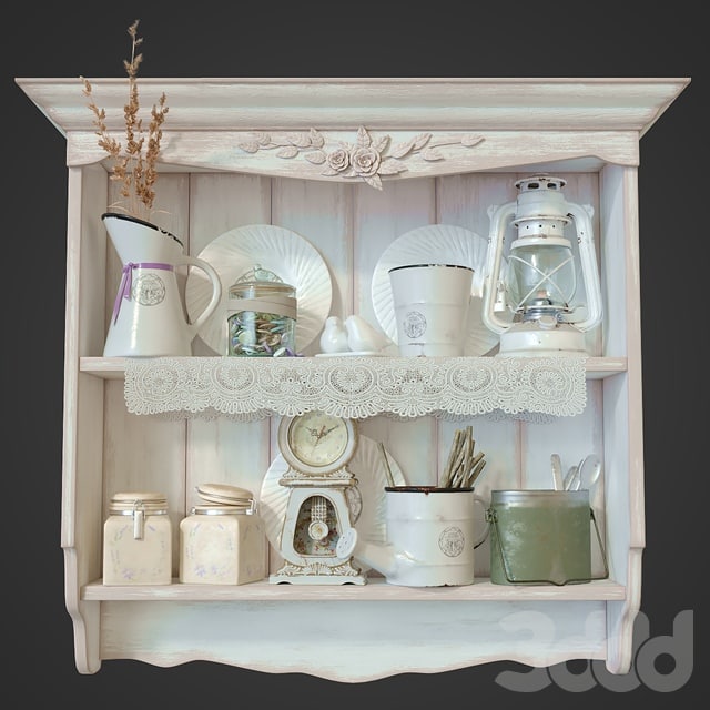 Provencal style shelf