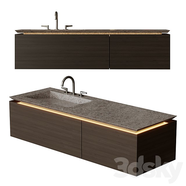 bathroom cabinet with sink Evoline Totem