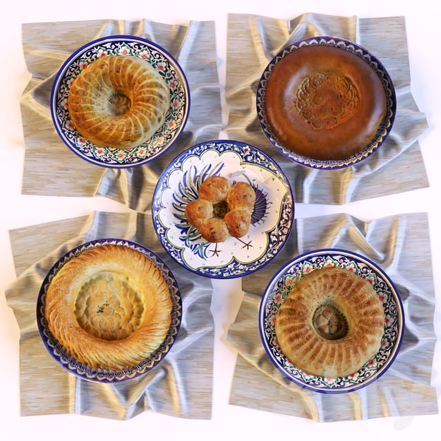 East Bread (Uzbek Flat Cakes)