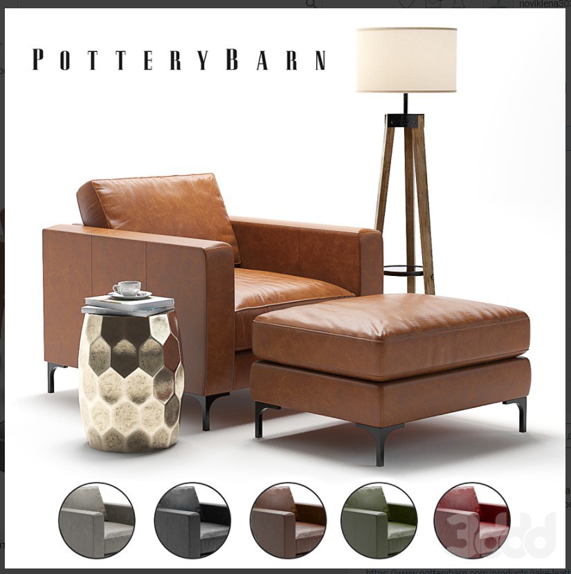 Pottery Barn Jake Armchair