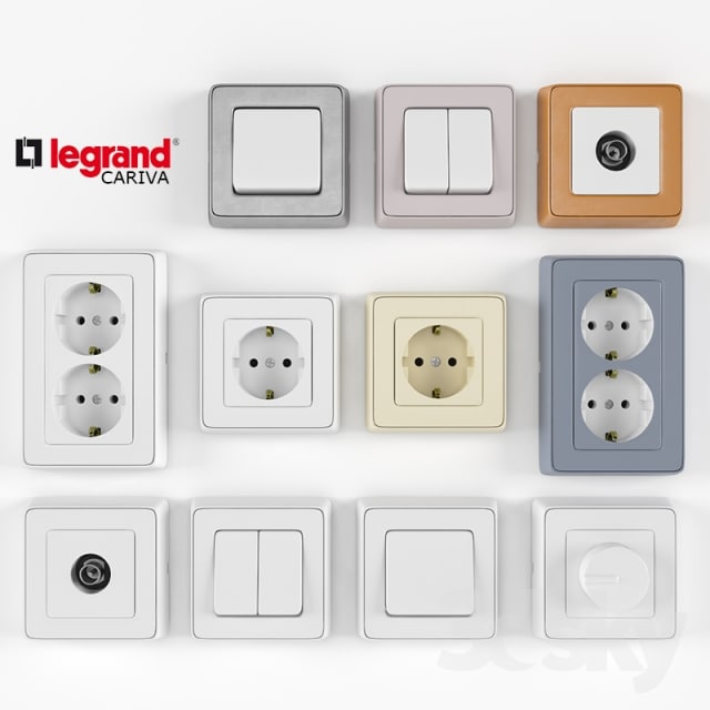 Legrand Cariva switchers and sockets