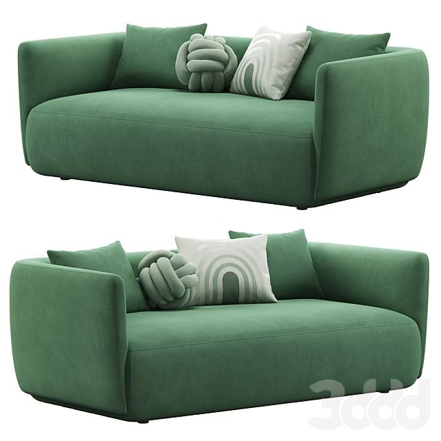 Cozy 2-seat Sofa by MDF Italia