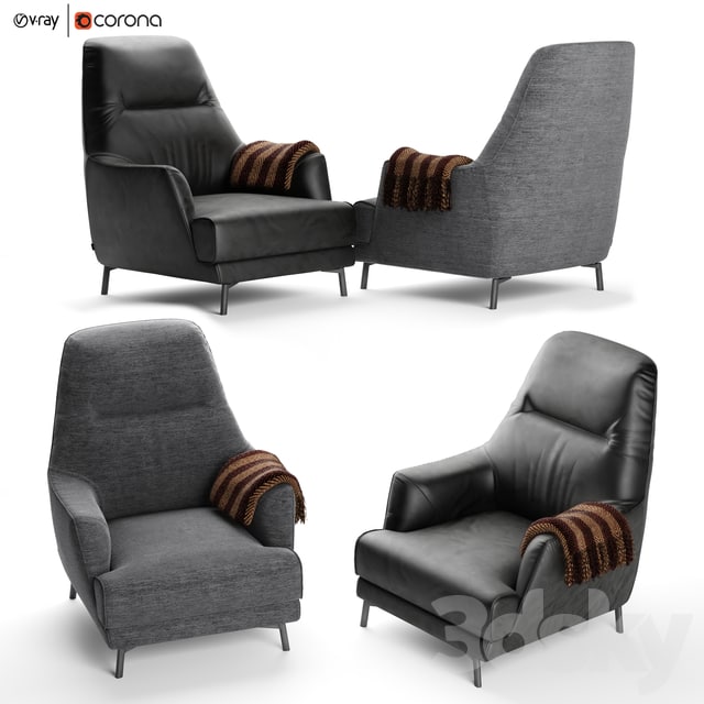 Leyra Armchair Natuzzi Italia