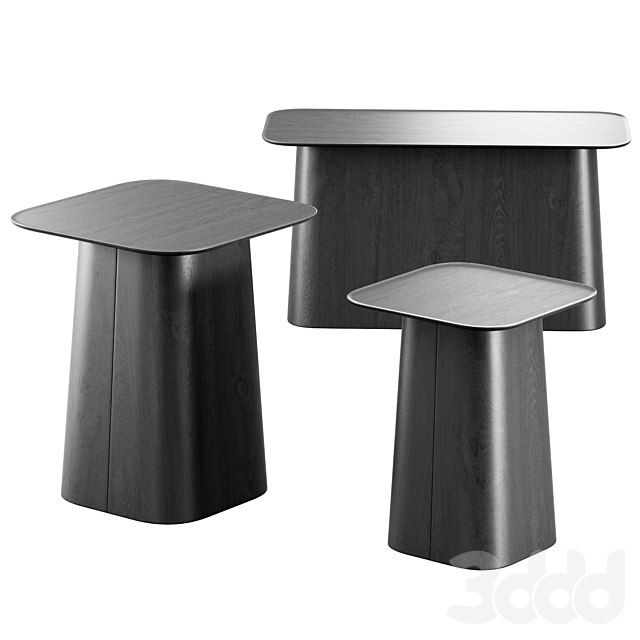 Wooden Side Tables by Vitra