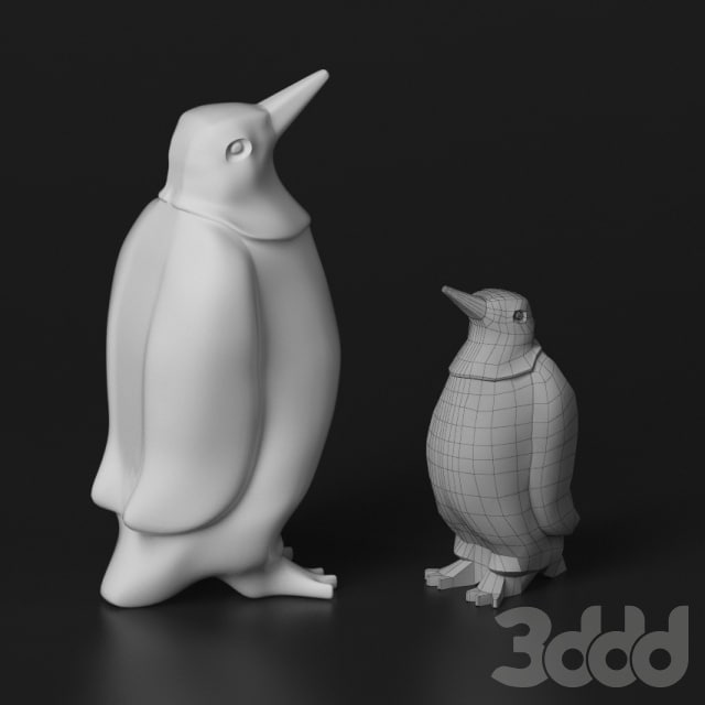 Statuette. Penguin