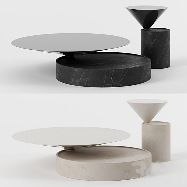 Laurel coffee tables by De La Espada