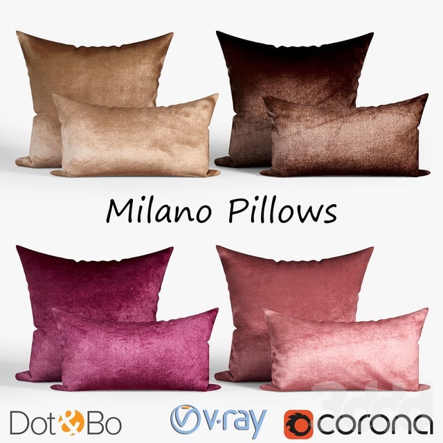 Decorative pillows Dot and bo Milano. set 038