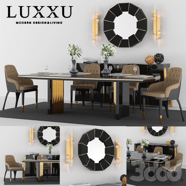 Table + Chair Set_2 by LUXXU|